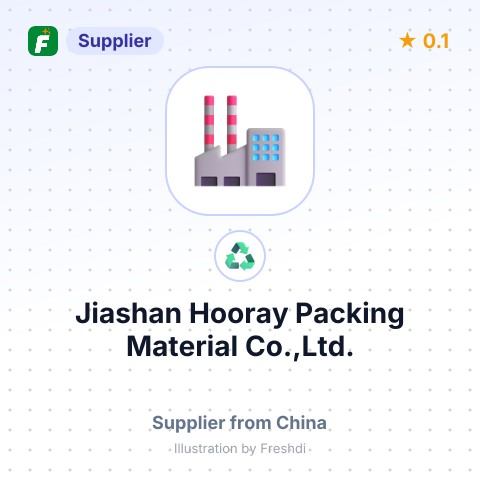 Jiashan Hooray Packing Material Co.,Ltd. – summary card, no photo uploaded yet