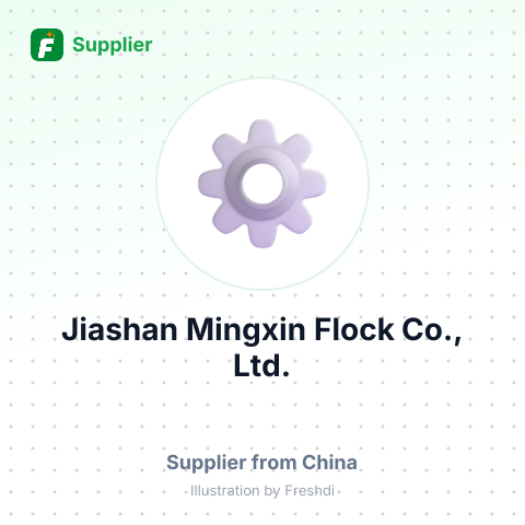 Jiashan Mingxin Flock Co., Ltd. – summary card, no photo uploaded yet