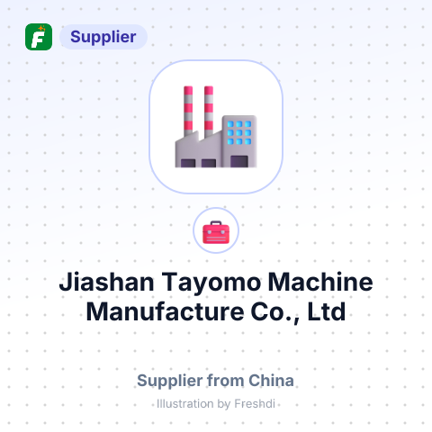 Jiashan Tayomo Machine Manufacture Co., Ltd – summary card, no photo uploaded yet