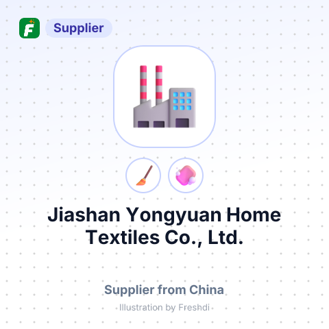 Jiashan Yongyuan Home Textiles Co., Ltd. – summary card, no photo uploaded yet