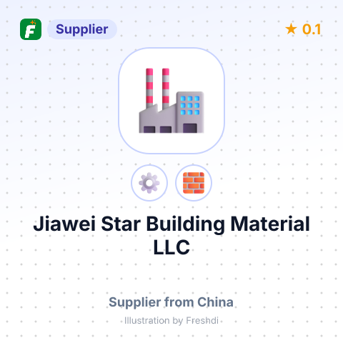 Jiawei Star Building Material LLC – summary card, no photo uploaded yet