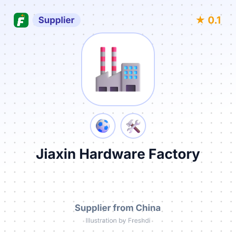 Jiaxin Hardware Factory – summary card, no photo uploaded yet