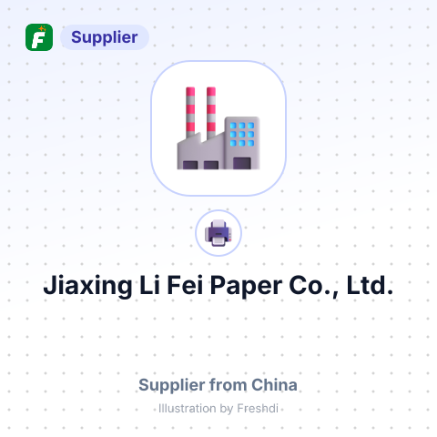 Jiaxing Li Fei Paper Co., Ltd. – summary card, no photo uploaded yet