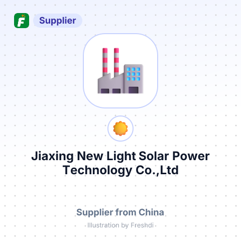 Jiaxing New Light Solar Power Technology Co.,Ltd – summary card, no photo uploaded yet
