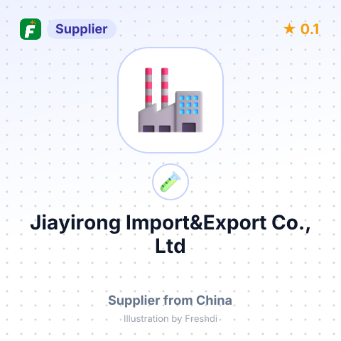 Jiayirong Import&Export Co., Ltd – summary card, no photo uploaded yet