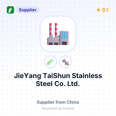 JieYang TaiShun Stainless Steel Co., Ltd. – summary card, no photo uploaded yet