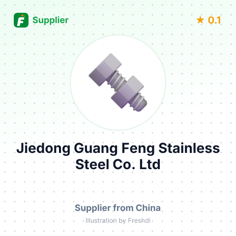 Jiedong Guang Feng Stainless Steel Co., Ltd – summary card, no photo uploaded yet