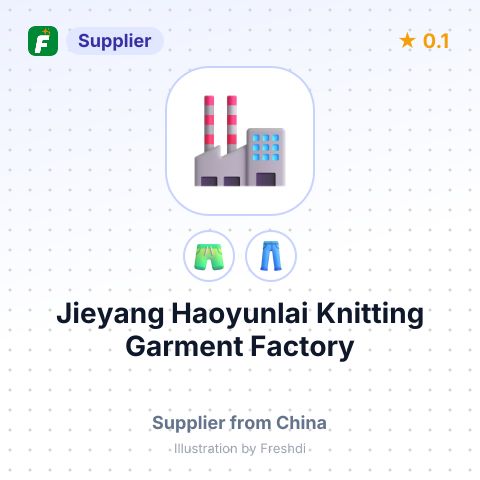 Jieyang Haoyunlai Knitting Garment Factory – summary card, no photo uploaded yet