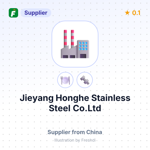 Jieyang Honghe Stainless Steel Co.Ltd – summary card, no photo uploaded yet