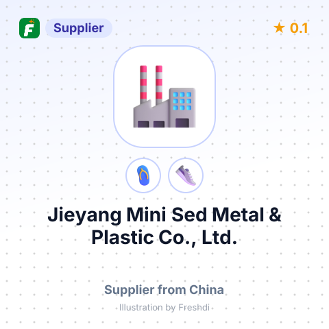Jieyang Mini Sed Metal & Plastic Co., Ltd. – summary card, no photo uploaded yet