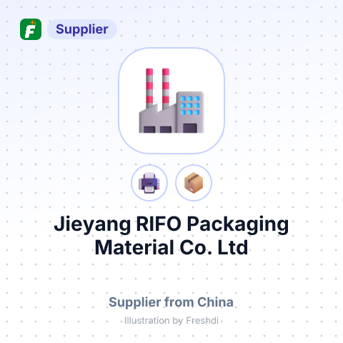 Jieyang RIFO Packaging Material Co., Ltd – summary card, no photo uploaded yet
