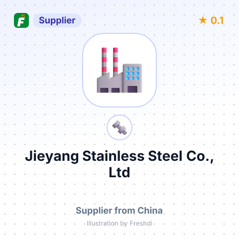 Jieyang Stainless Steel Co., Ltd – summary card, no photo uploaded yet