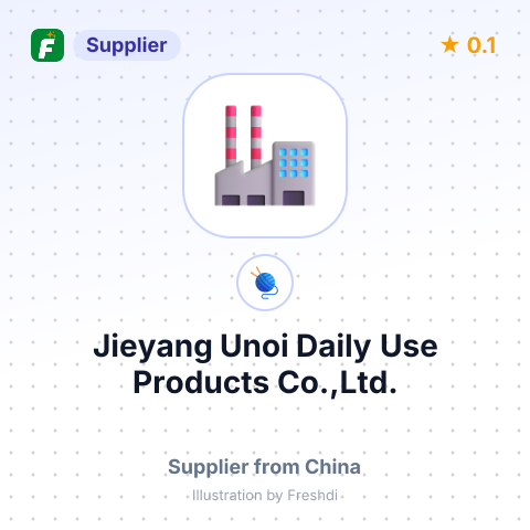 Jieyang Unoi Daily Use Products Co.,Ltd. – summary card, no photo uploaded yet