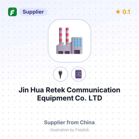 Jin Hua Retek Communication Equipment Co., LTD – summary card, no photo uploaded yet
