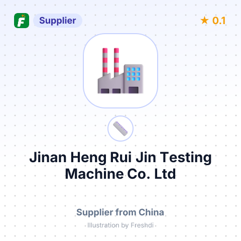 Jinan Heng Rui Jin Testing Machine Co., Ltd – summary card, no photo uploaded yet