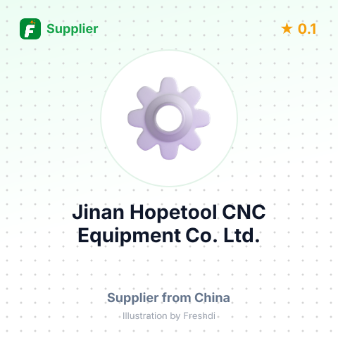 Jinan Hopetool CNC Equipment Co., Ltd. – summary card, no photo uploaded yet