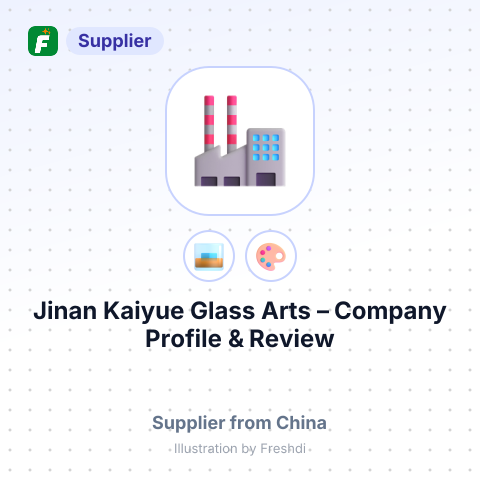 Jinan Kaiyue Glass Arts – summary card, no photo uploaded yet