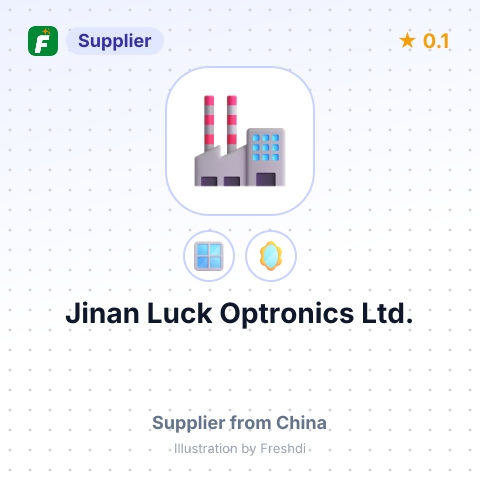 Jinan Luck Optronics Ltd. – summary card, no photo uploaded yet