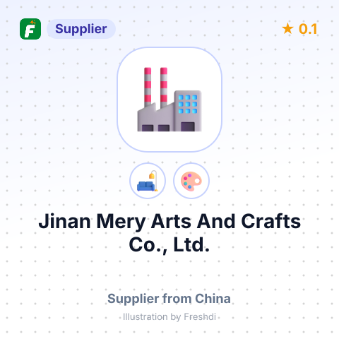 Jinan Mery Arts And Crafts Co., Ltd. – summary card, no photo uploaded yet