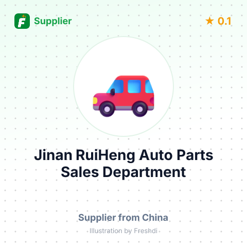 Jinan RuiHeng Auto Parts Sales Department – summary card, no photo uploaded yet