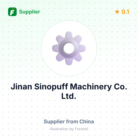 Jinan Sinopuff Machinery Co., Ltd. – summary card, no photo uploaded yet