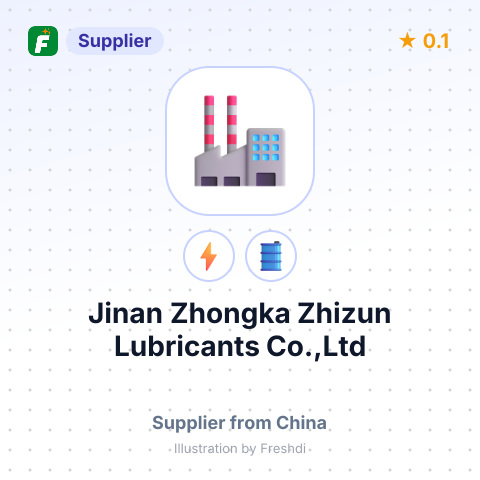 Jinan Zhongka Zhizun Lubricants Co.,Ltd – summary card, no photo uploaded yet