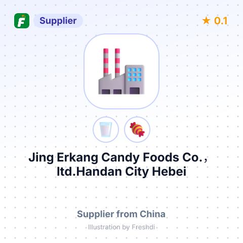 Jing Erkang Candy Foods Co.，ltd.Handan City Hebei Province – summary card, no photo uploaded yet