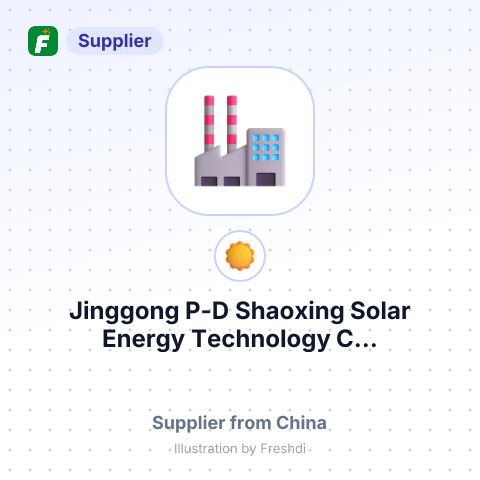 Jinggong P-D Shaoxing Solar Energy Technology C... – summary card, no photo uploaded yet