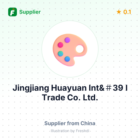 Jingjiang Huayuan Int&＃39;l Trade Co., Ltd. – summary card, no photo uploaded yet