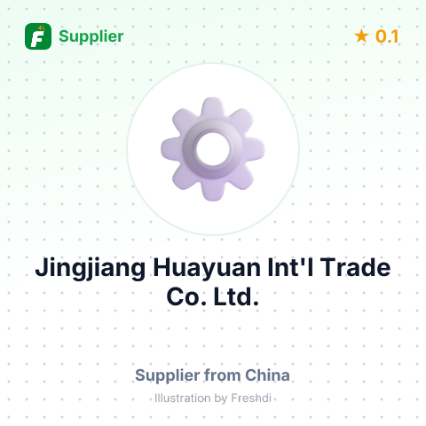Jingjiang Huayuan Int'l Trade Co., Ltd. – summary card, no photo uploaded yet