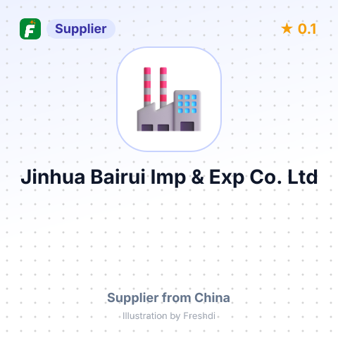 Jinhua Bairui Imp & Exp Co., Ltd – summary card, no photo uploaded yet