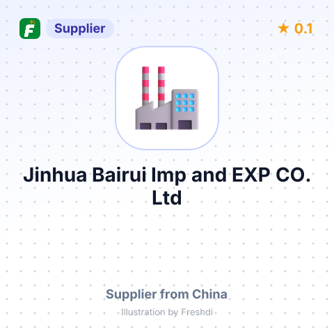 Jinhua Bairui Imp and EXP CO. Ltd – summary card, no photo uploaded yet