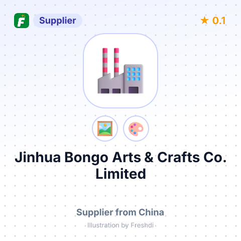 Jinhua Bongo Arts & Crafts Co., Limited – summary card, no photo uploaded yet