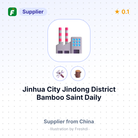 Jinhua City Jindong District Bamboo Saint Daily Necessities Factory – summary card, no photo uploaded yet
