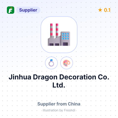 Jinhua Dragon Decoration Co., Ltd. – summary card, no photo uploaded yet