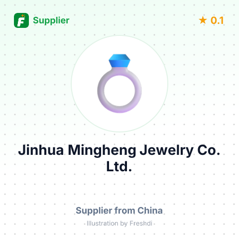 Jinhua Mingheng Jewelry Co., Ltd. – summary card, no photo uploaded yet