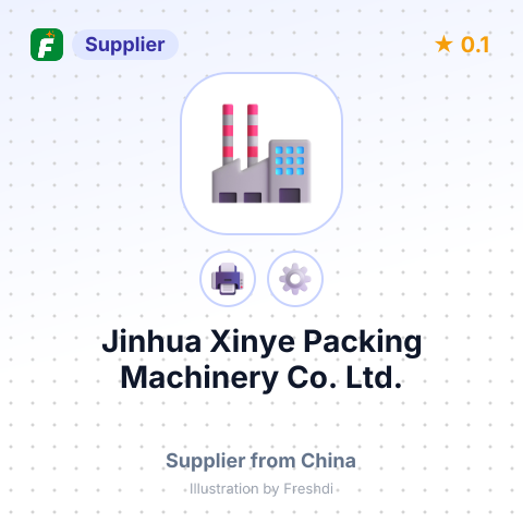 Jinhua Xinye Packing Machinery Co., Ltd. – summary card, no photo uploaded yet