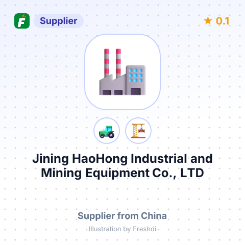 Jining HaoHong Industrial and Mining Equipment Co., LTD – summary card, no photo uploaded yet