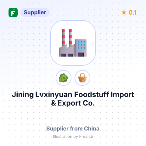 Jining Lvxinyuan Foodstuff Import & Export Co., Ltd. – summary card, no photo uploaded yet