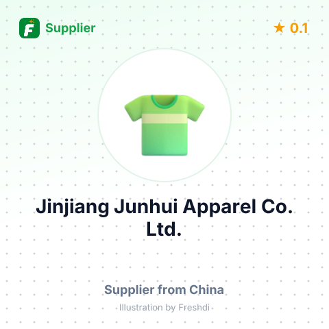 Jinjiang Junhui Apparel Co., Ltd. – summary card, no photo uploaded yet