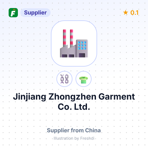 Jinjiang Zhongzhen Garment Co., Ltd. – summary card, no photo uploaded yet