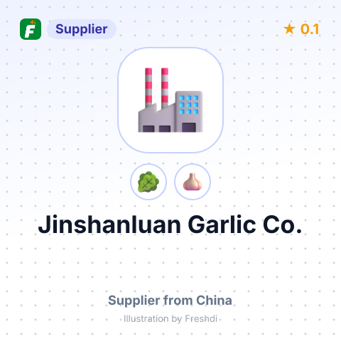 Jinshanluan Garlic Co. – summary card, no photo uploaded yet