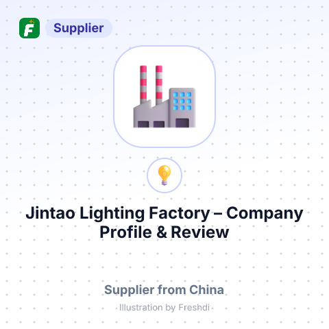 Jintao Lighting Factory – summary card, no photo uploaded yet