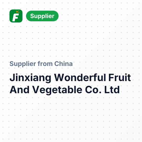 Jinxiang Wonderful Fruit And Vegetable Co.,Ltd – summary card, no photo uploaded yet