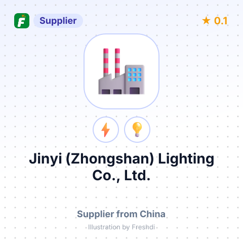 Jinyi (Zhongshan) Lighting Co., Ltd. – summary card, no photo uploaded yet