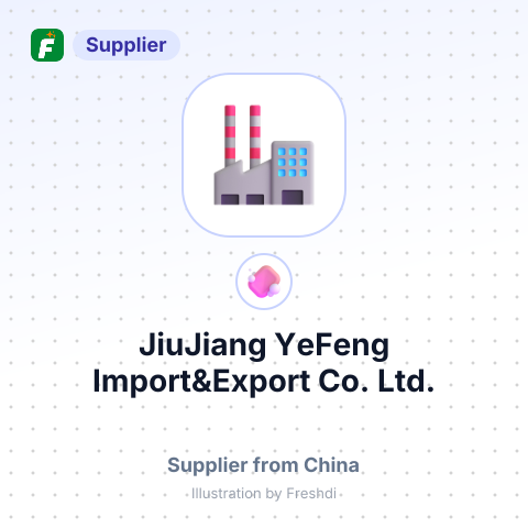 JiuJiang YeFeng Import&Export Co., Ltd. – summary card, no photo uploaded yet