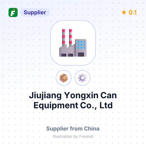 Jiujiang Yongxin Can Equipment Co., Ltd – summary card, no photo uploaded yet