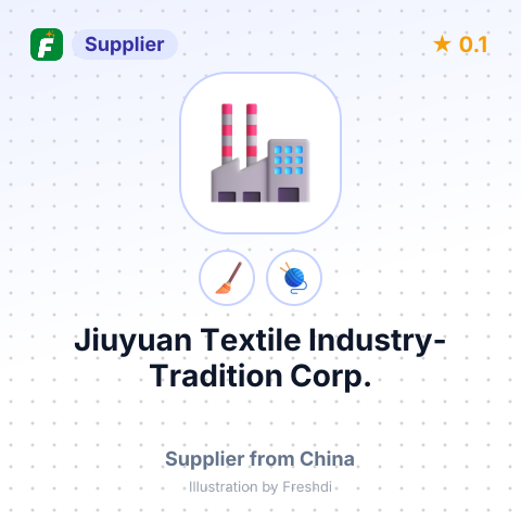 Jiuyuan Textile Industry-Tradition Corp. – summary card, no photo uploaded yet