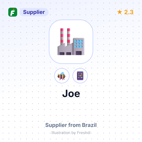 Joe – summary card, no photo uploaded yet