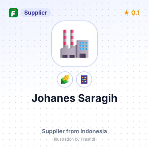Johanes Saragih – summary card, no photo uploaded yet